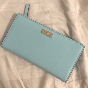 Used Kate Spade Light Blue Wallet